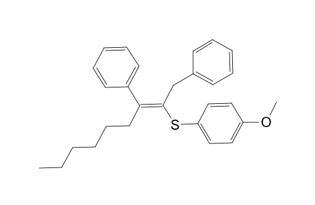 1-{[(1E)-1-Benzyl-2-phenyloct-1-enyl]thio}-4-methoxybenzene