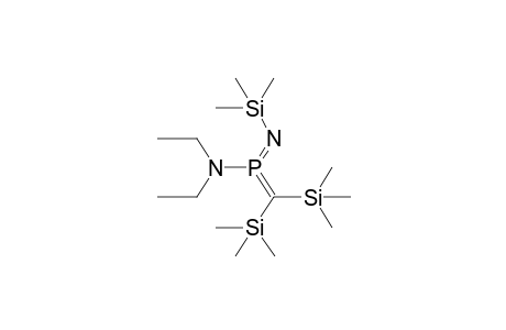 P-DIETHYLAMINO-C,C-BIS(TRIMETHYLSILYL)METHYLENE-N-TRIMETHYLSILYLIMINOPHOSPHORANE