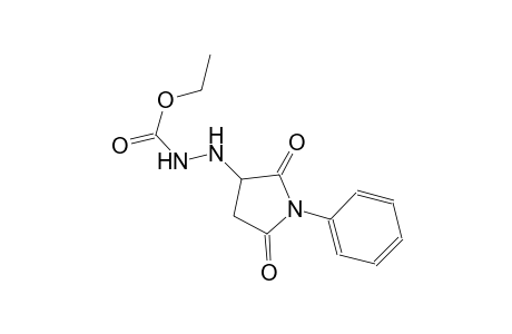 ethyl 2-(2,5-dioxo-1-phenyl-3-pyrrolidinyl)hydrazinecarboxylate
