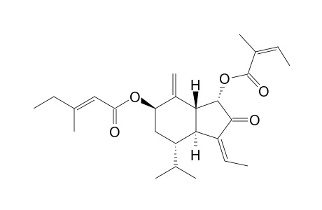 1-ALPHA-ANGELOYLOXY-7-BETA-(4-METHYLSENECIOYLOXY)-OPLOPA-3(14)Z,8(10)-DIEN-2-ONE