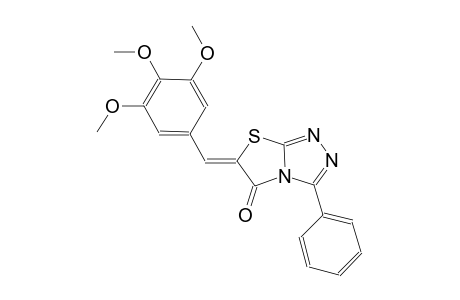 (6Z)-3-phenyl-6-(3,4,5-trimethoxybenzylidene)[1,3]thiazolo[2,3-c][1,2,4]triazol-5(6H)-one