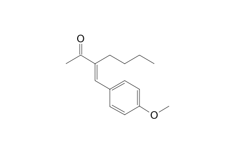 (E)-3-(4-methoxybenzylidene)heptan-2-one
