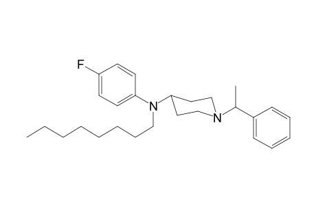 N-4-Fluorophenyl-N-octyl-1-(1-phenylethyl)piperidin-4-amine