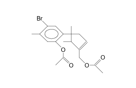10-Bromo-7,12-diacetoxy-/.delta.-2,3/-laurene