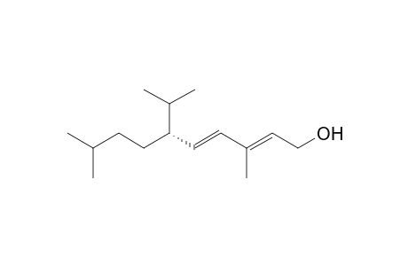 2,4-Decadien-1-ol, 3,9-dimethyl-6-(1-methylethyl)-, (R)-