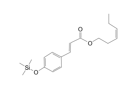 Coumaric acid <(E)>, (Z)-3-hexenyl ester, mono-TMS