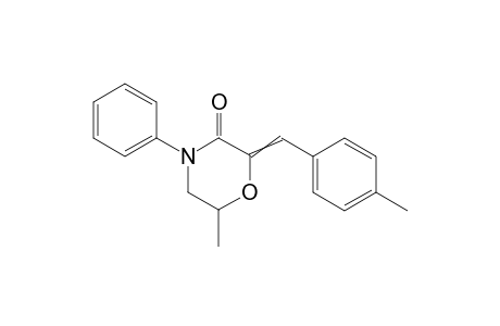 6-Methyl-2-(4-methylbenzylidene)-4-phenylmorpholin-3-one