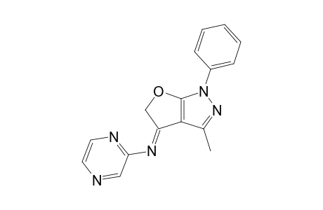N-[(4Z)-3-Methyl-1-phenyl-1H-furo[2,3-c]pyrazol-4(5H)-ylidene]pyrazin-2-amine