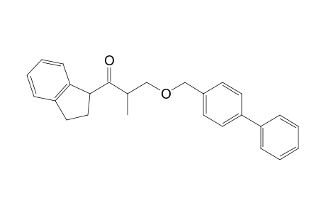 1-(2,3-Dihydro-1H-inden-1-yl)-3-(p-phenylbenzyloxy)-2-methylpropan-1-one
