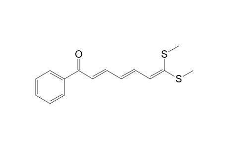 7,7-Bis(methylthio)-1-phenyl-2,4,6-heptatriene-1-one