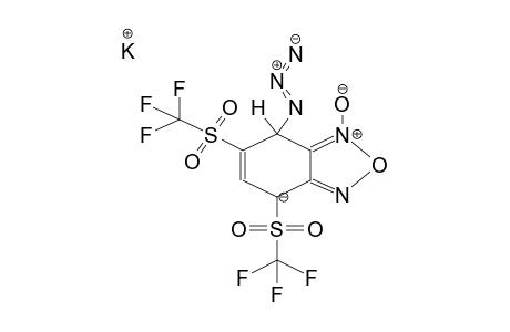 4,6-BIS(TRIFLUOROMETHYLSULPHONYL)BENZOFUROXANE, POTASSIUM AZIDE COMPLEX