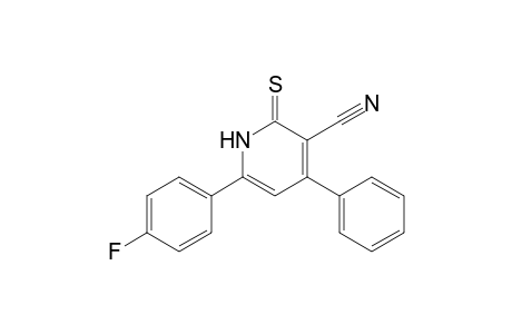 6-(4-Fluorophenyl)-4-phenyl-2-thioxo-1,2-dihydro-3-pyridinecarbonitrile