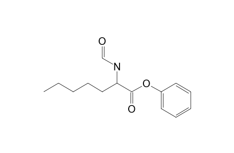 Phenyl .alpha.-(N-formylamino)heptanoate