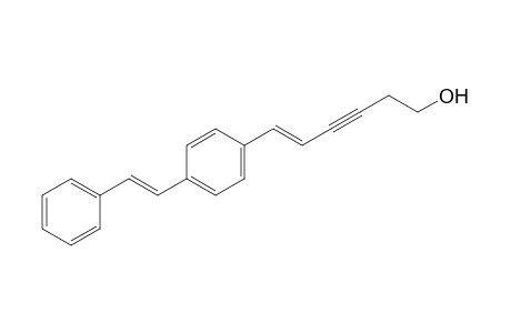 (E)-6-((E)-4-Stilbenyl)hex-5-en-3-yn-1-ol