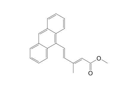 2,4-Pentadienoic acid, 5-(9-anthracenyl)-3-methyl-, methyl ester, (E,E)-