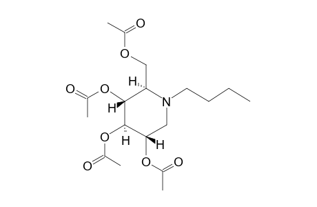 (2R,3R,4R,5S)-1-Butyl-2-(hydroxymethyl)-3,4,5-piperidinetriol, tetraacetate