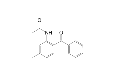 N-(2-benzoyl-5-methylphenyl)acetamide