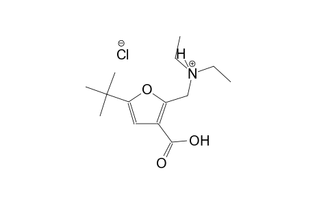2-furanmethanaminium, 3-carboxy-5-(1,1-dimethylethyl)-N,N-diethyl-,chloride