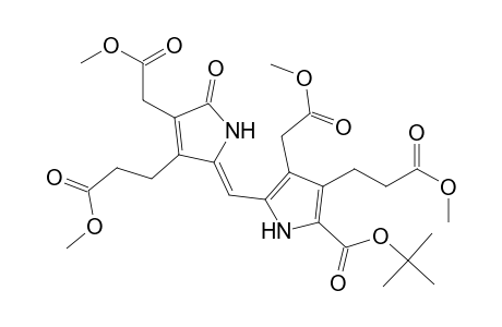 1H-Pyrrole-3-propanoic acid, 2-[[5-[(1,1-dimethylethoxy)carbonyl]-3-(2-methoxy-2-oxoethyl)-4-(3-methoxy-3-oxopropyl)-1H-pyrrol-2-yl]methylene]-2,5-dihydro-4-(2-methoxy-2-oxoethyl)-5-oxo-, methyl ester, (Z)-