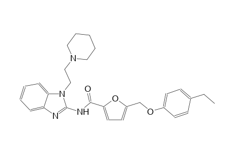 5-[(4-ethylphenoxy)methyl]-N-{1-[2-(1-piperidinyl)ethyl]-1H-benzimidazol-2-yl}-2-furamide