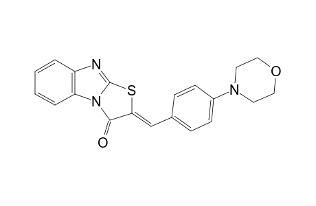 (2Z)-2-(4-morpholinobenzylidene)thiazolo[3,2-a]benzimidazol-1-one