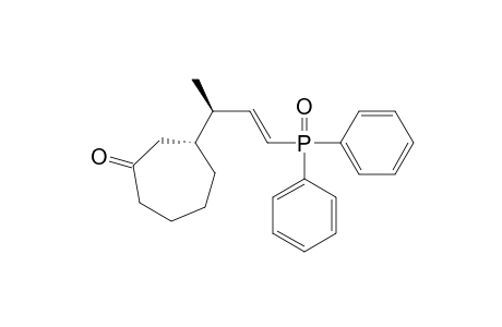 (E)-3-[3'-(diphenylphosphinyl)-1'-methylprop-2-enyl]cycloheptanone
