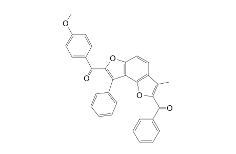 2-benzoyl-3-methyl-8-phenyl-7-(4-methoxybenzoyl)furo[2,3-e][1]benzofuran