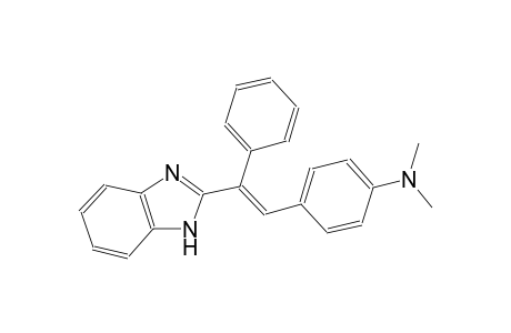 4-[(E)-2-(1H-benzimidazol-2-yl)-2-phenylethenyl]-N,N-dimethylaniline