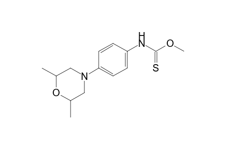 p-(2,6-dimethylmorpholino)thiocarbanilic acid, o-methyl ester