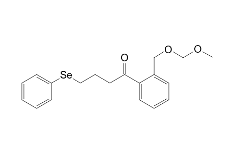 1-{2-[(Methoxymethoxy)methyl]phenyl}-4-(phenylseleno)butan-1-one)