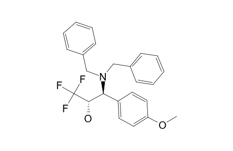 (2S,3S)-3-(bis(benzyl)amino)-1,1,1-trifluoro-3-(4-methoxyphenyl)propan-2-ol