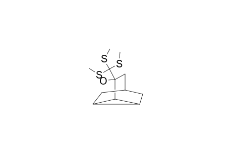 3-[Tris-(methylthio)-methyl]-tricyclo-[3.2.1.0(2,7)]-octan-3-ol