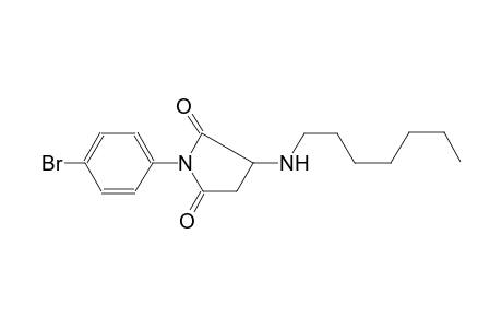 2,5-pyrrolidinedione, 1-(4-bromophenyl)-3-(heptylamino)-