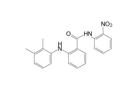 2'-nitro-2-(2,3-xylidino)benzanilide
