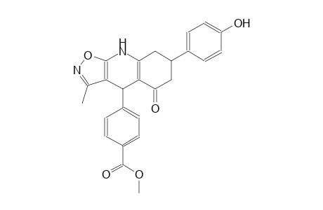 benzoic acid, 4-[4,5,6,7,8,9-hexahydro-7-(4-hydroxyphenyl)-3-methyl-5-oxoisoxazolo[5,4-b]quinolin-4-yl]-, methyl ester