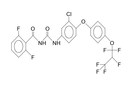 1-(2,6-Difluoro-benzoyl)-3-(3-chloro-4-[4-hexafluoropropoxy-phenoxy]-phenyl)-urea
