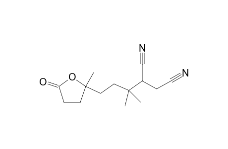 2-(2-Methyl-4-(2-methyl-5-oxotetrahydrofuran-2-yl)butan-2-yl)succinonitrile