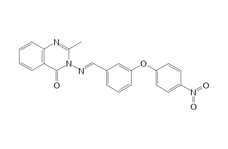 2-methyl-3-({(E)-[3-(4-nitrophenoxy)phenyl]methylidene}amino)quinazolin-4(3H)-one