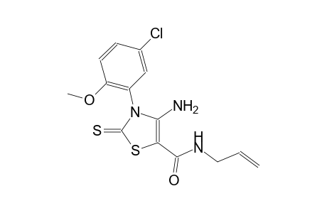 5-thiazolecarboxamide, 4-amino-3-(5-chloro-2-methoxyphenyl)-2,3-dihydro-N-(2-propenyl)-2-thioxo-
