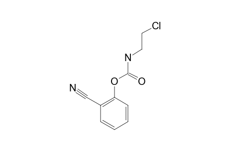 2-[(2-CHLORO-ETHYL)-AMINO-CARBONYLOXY]-BENZONITRILE