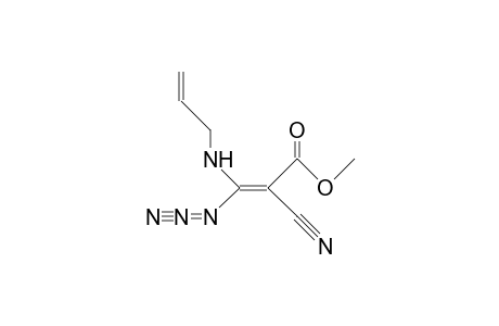 Methyl 3-azido-3-allylamino-2-cyano-acrylate