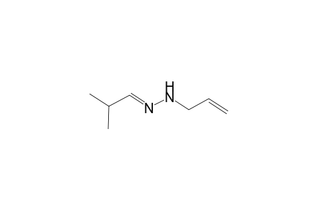 Propanal, 2-methyl-, 2-propenylhydrazone
