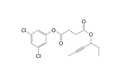 Succinic acid, hex-4-yn-3-yl 3,5-dichlorophenyl ester