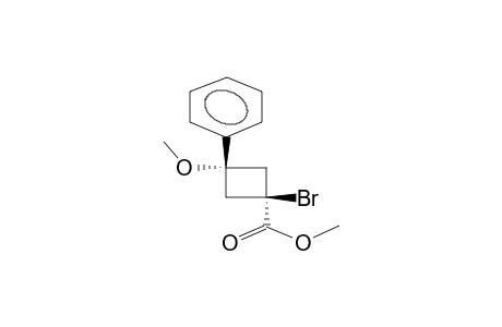 TRANS-1-BROMO-3-METHOXY-3-PHENYLCYCLOBUTAN-1-CARBOXYLIC ACID, METHYLESTER