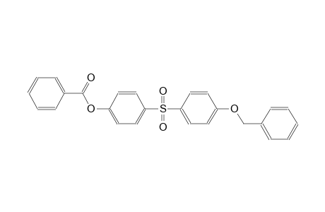 4-{[4-(benzyloxy)phenyl]sulfonyl}phenyl benzoate