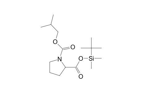 (t-butyl)dimethylsilyl N-isobutyloxycarbonyl-2-pyrrolidinecarboxylate