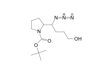 n-tert-Butoxycarbonyl-2-(1-azido-4-hydroxybutyl)pyrrolidine