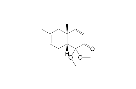 (4aR,8aR)-1,1-dimethoxy-4a,6-dimethyl-8,8a-dihydro-5H-naphthalen-2-one