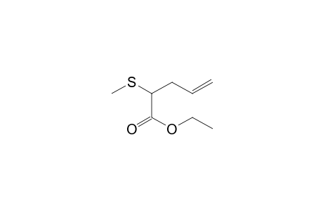 Ethyl 2-(methylthio)pent-4-enoate