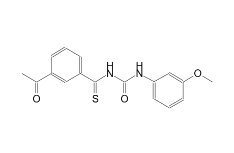 N-(3-acetylbenzothioyl)-N'-(3-methoxyphenyl)urea